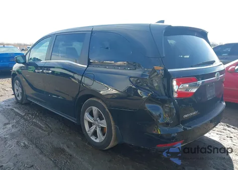 2019 Honda Odyssey Ex-L from USA, damaged, VIN 5FNRL6H70KB009966